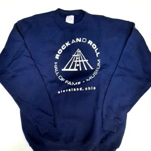 Vintage, Rock and Roll Hall of Fame Museum Sweatshirt, Size Large